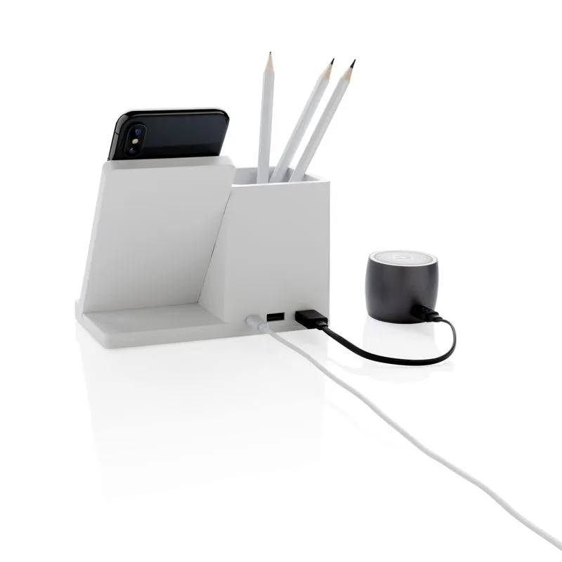 Cargador Ontario 10W de plástico reciclado FSC® y RCS