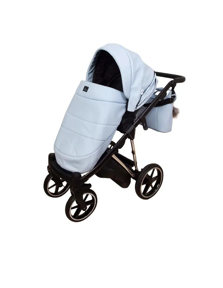 CARRO DUO BELISSA ECOPIEL CELESTE TORAL