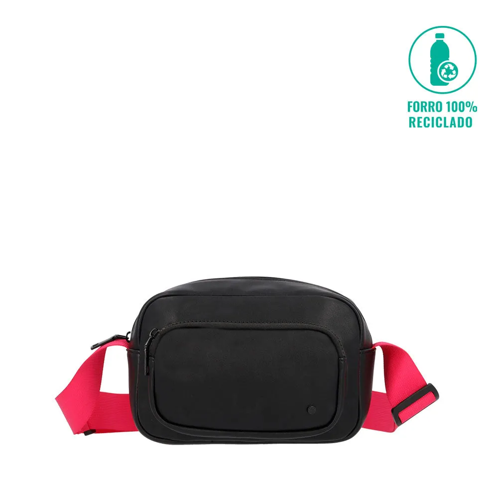 Cartera Bandolera Izzie Negro Pequea
