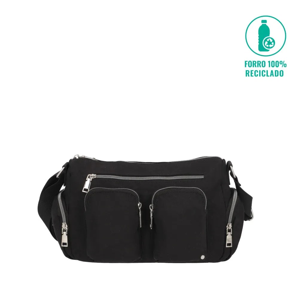 Cartera Bandolera Lucca Negro Pequea