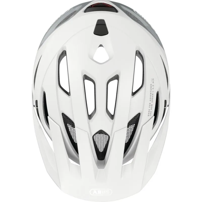 CASCO DE BICICLETA ABUS URBANI 3.0 ACE (POLA WHITE)