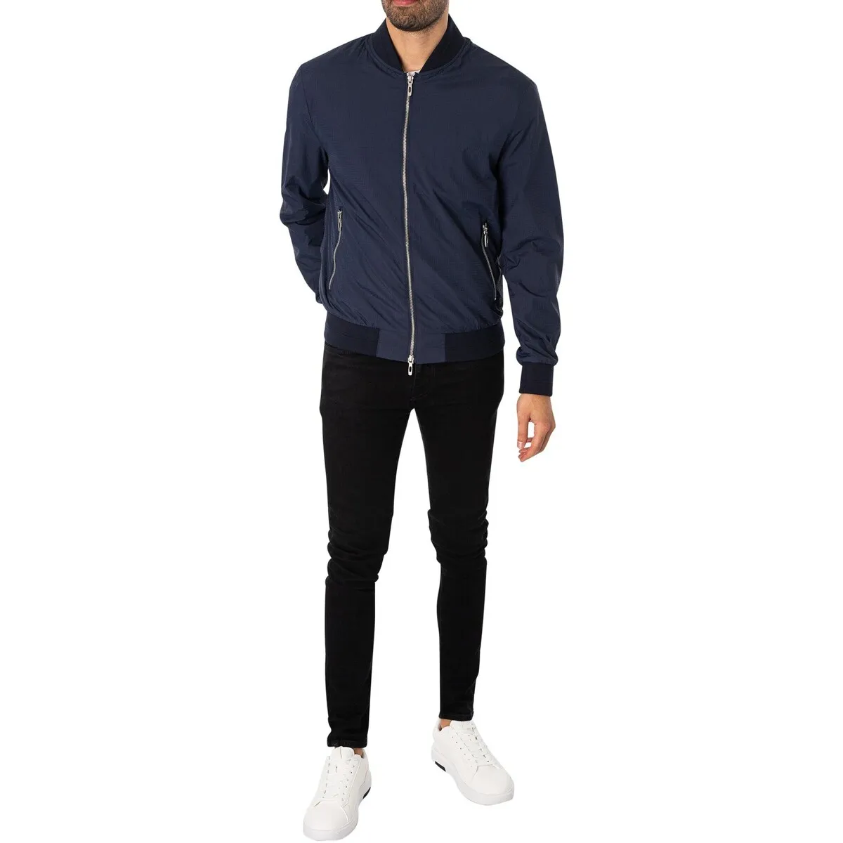 Cazadora Bomber De Corte Regular
