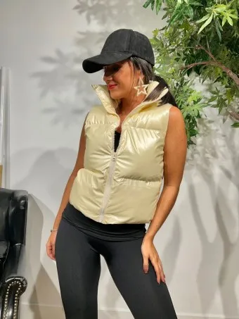 Chaleco Acolchado LEROY Beige