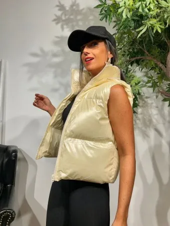 Chaleco Acolchado LEROY Beige