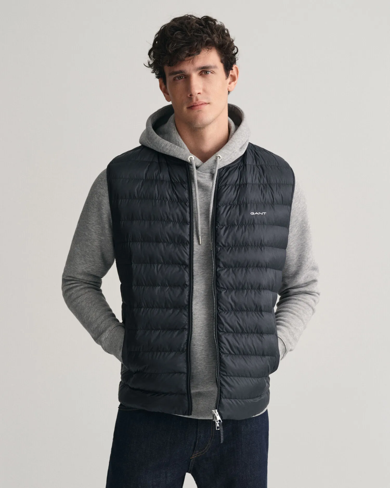 Chaleco tipo bomber acolchado ligero