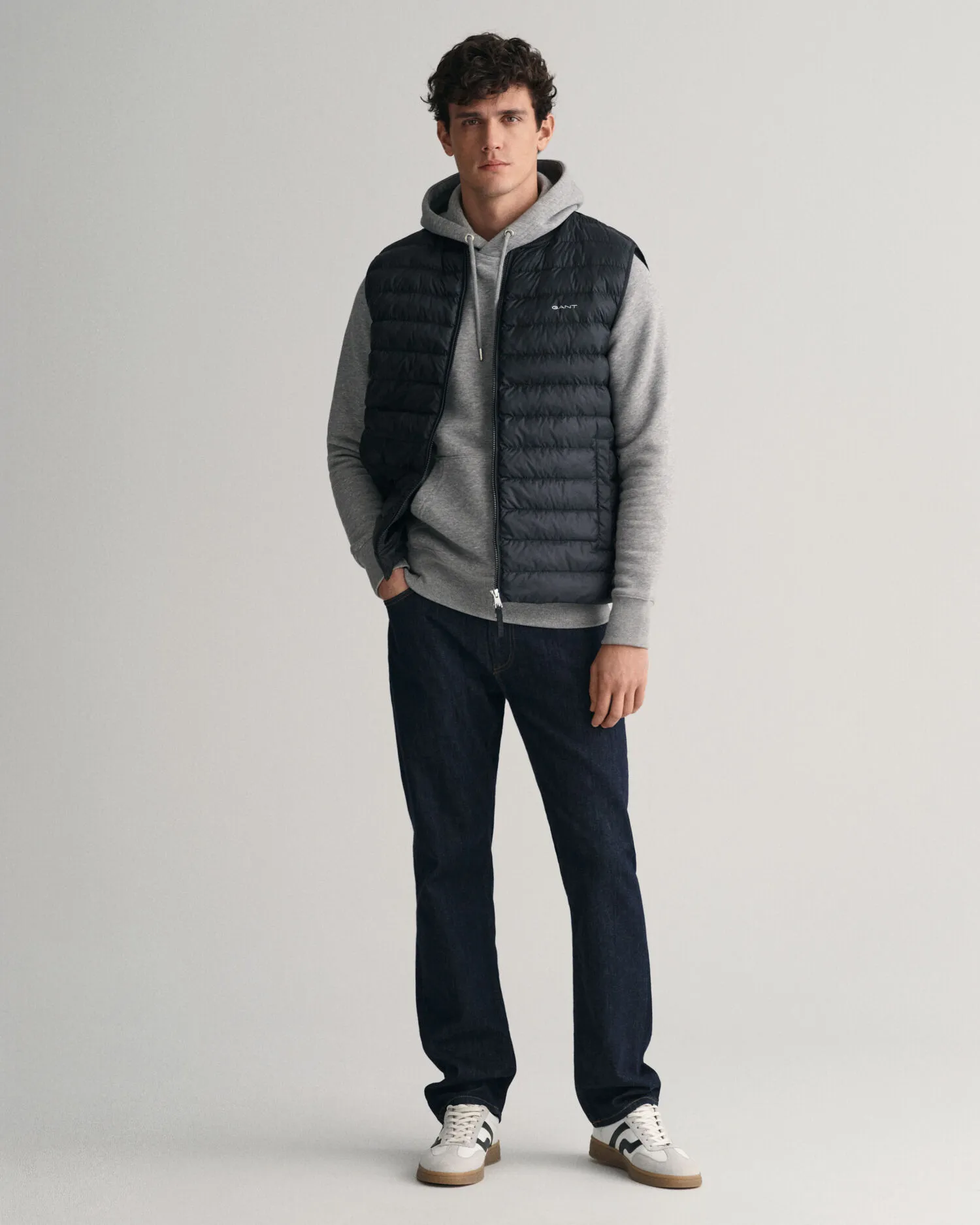 Chaleco tipo bomber acolchado ligero