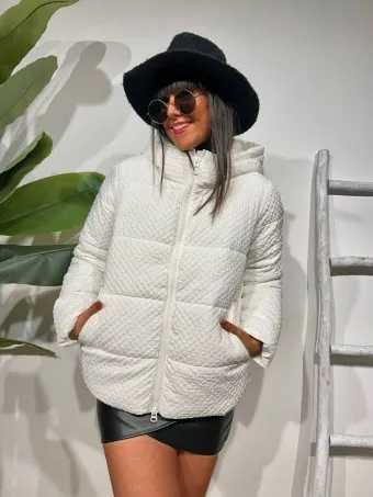 Chaqueta Acolchada KLISSE Blanco