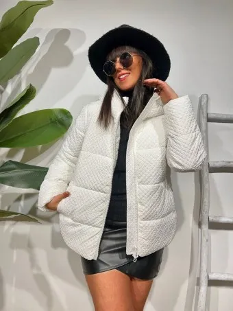 Chaqueta Acolchada KLISSE Blanco