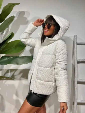 Chaqueta Acolchada KLISSE Blanco