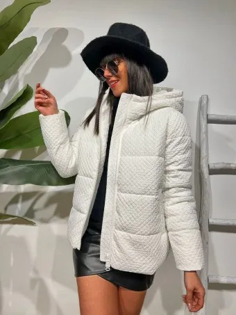 Chaqueta Acolchada KLISSE Blanco