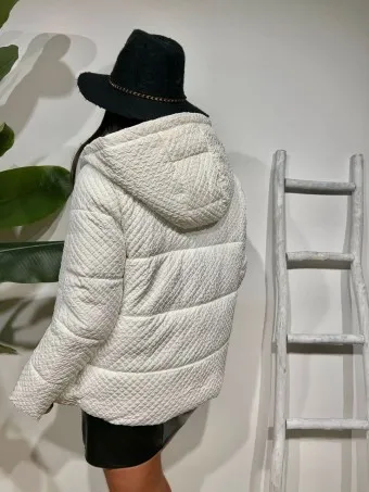 Chaqueta Acolchada KLISSE Blanco