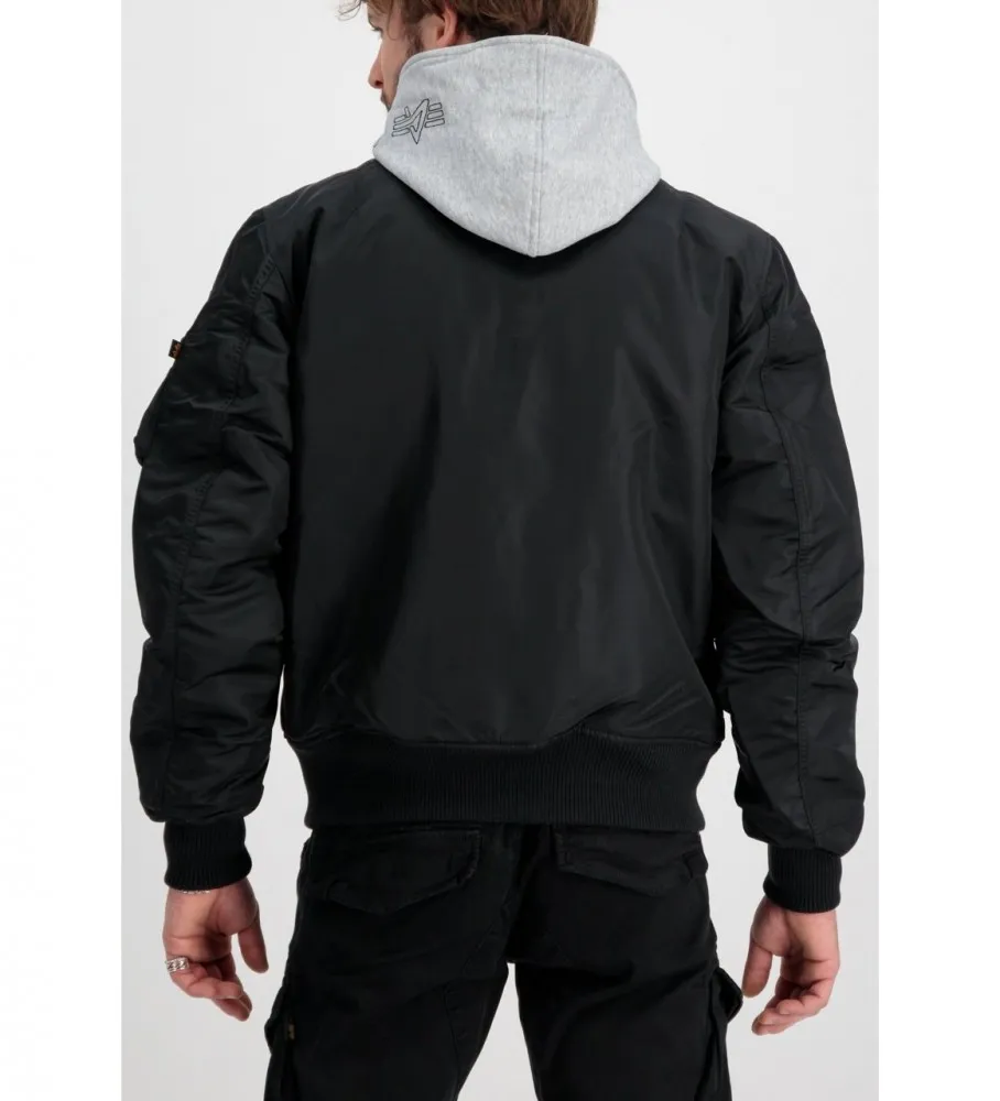 CHAQUETA BOMBER MA1 DTEC NEGRO