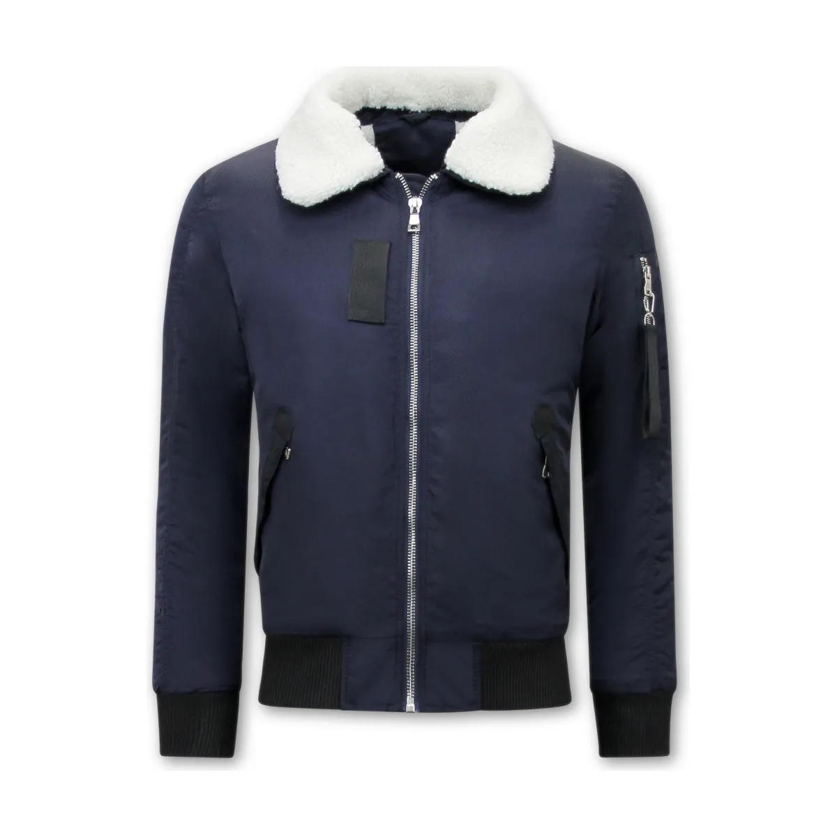 Chaqueta Bomber Para Hombre H