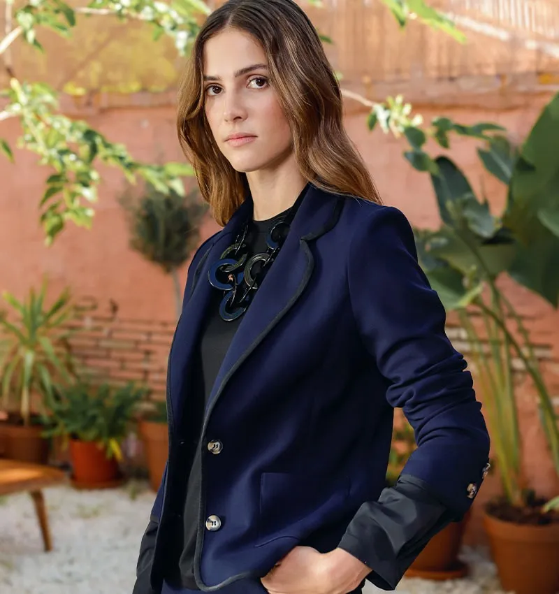 CHAQUETA CADEL AZUL MARINO