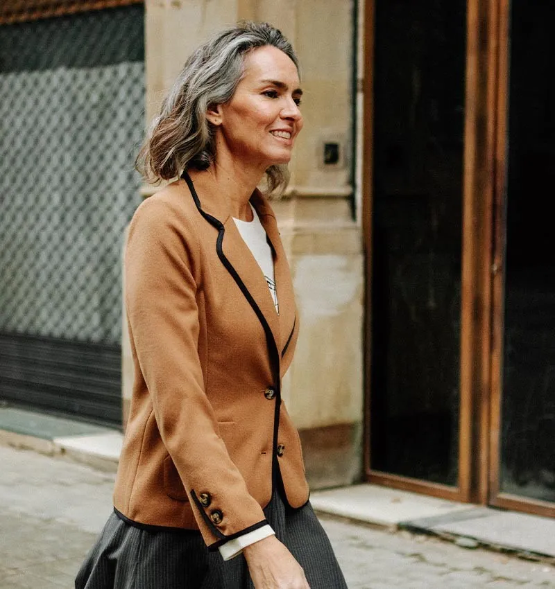 CHAQUETA CADEL MARRON