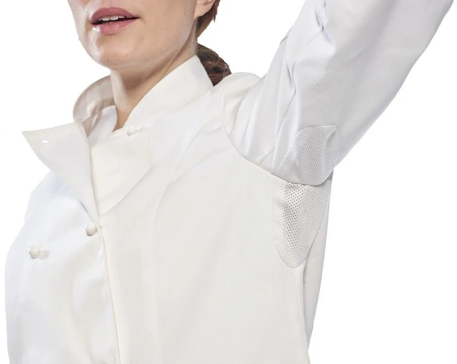 Chaqueta de cocina para mujer manga larga Rachel 