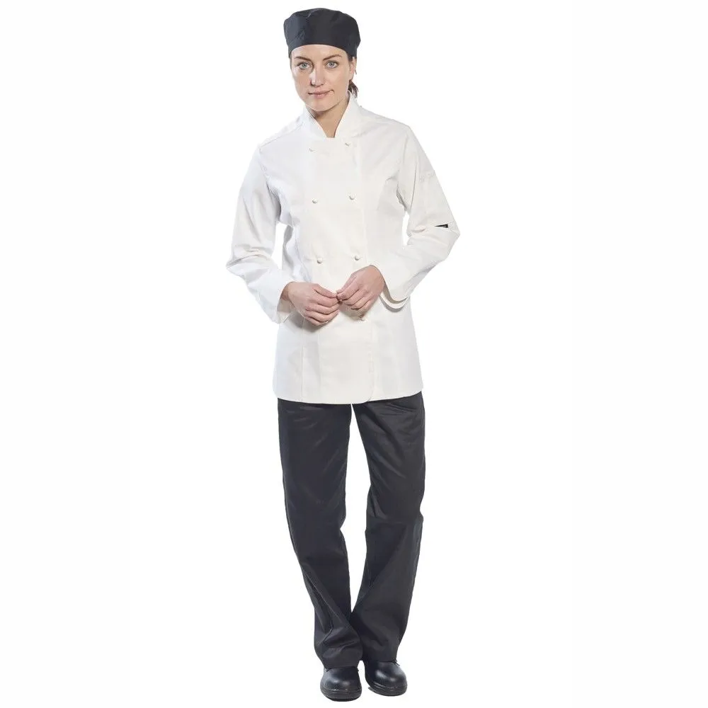 Chaqueta de cocina para mujer manga larga Rachel 