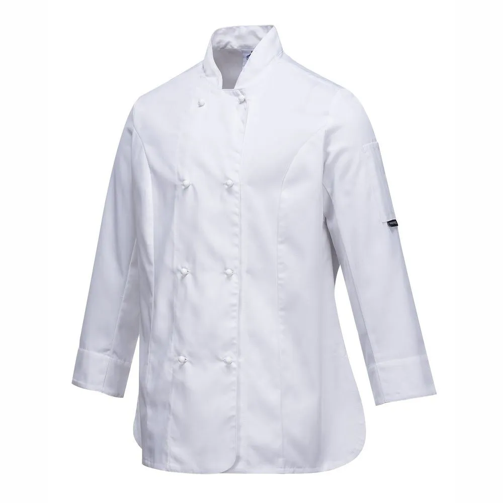 Chaqueta de cocina para mujer manga larga Rachel 