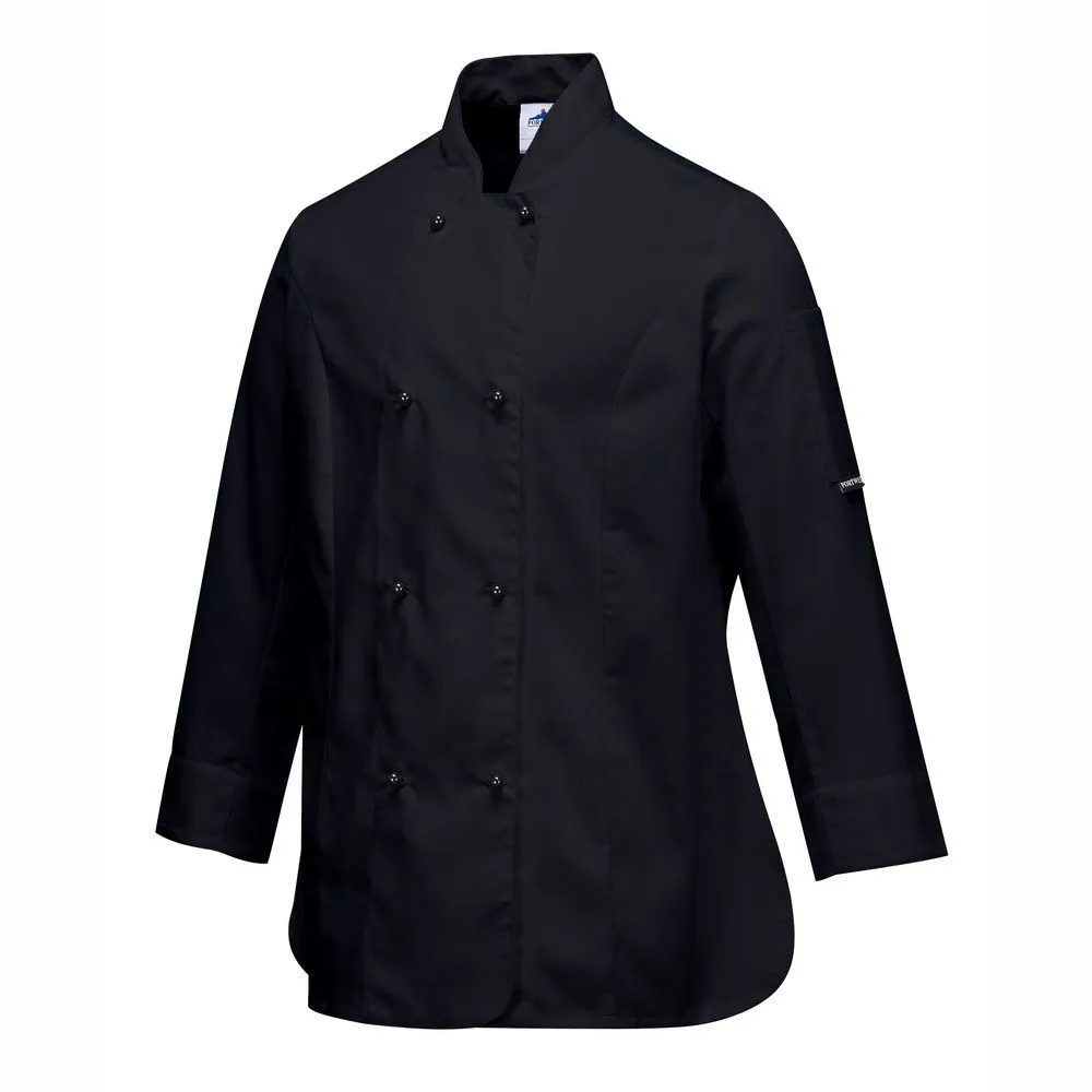 Chaqueta de cocina para mujer manga larga Rachel 