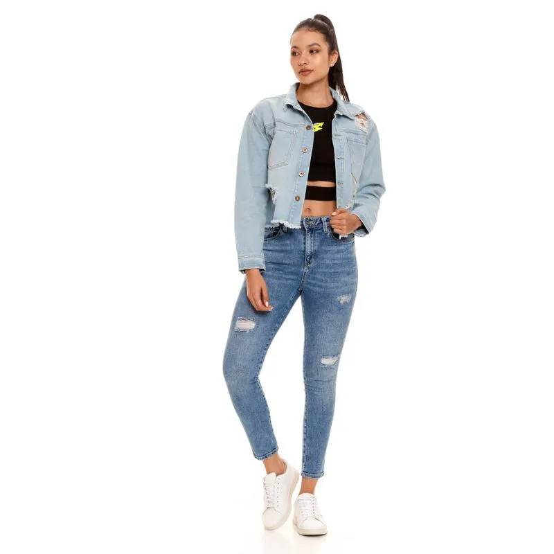 Chaqueta Denim Para Mujer   Pilatos