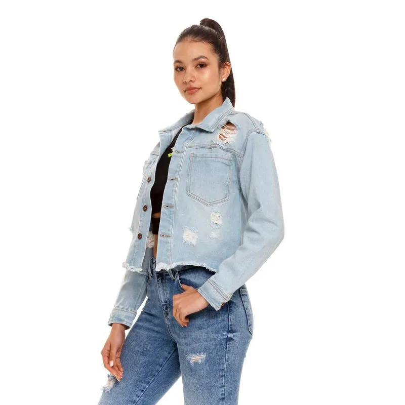 Chaqueta Denim Para Mujer   Pilatos
