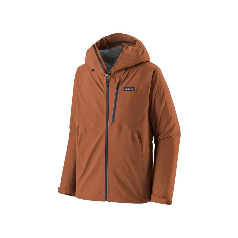 Chaqueta impermeable Patagonia Granite Crest (Marrón fértil) hombre