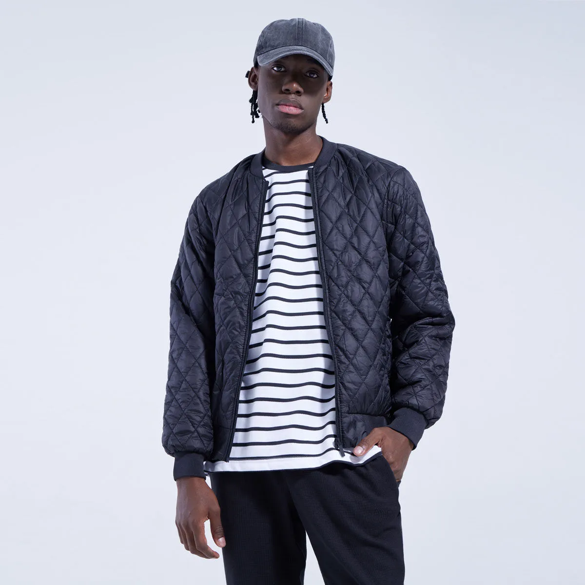 Chaqueta Tipo Bomber Acolchada