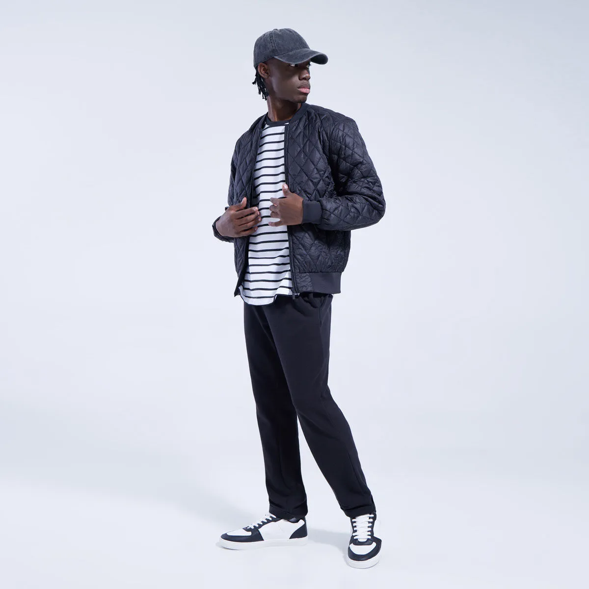 Chaqueta Tipo Bomber Acolchada