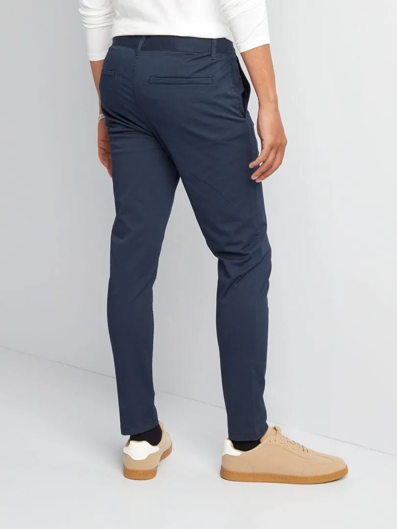 CHINO SLIM   L34  AZUL