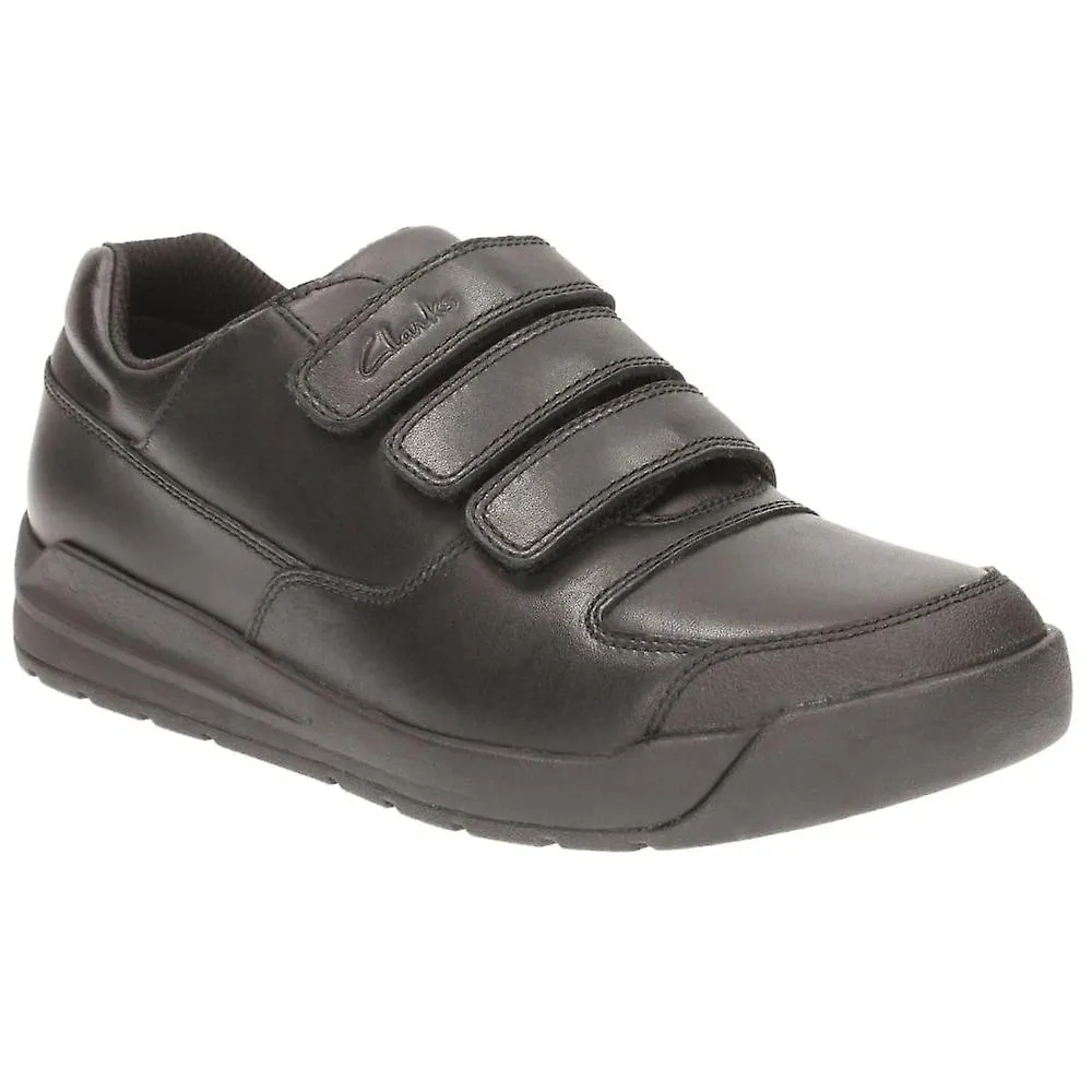 Clarks zapatos Lite Junior escuela de Flare