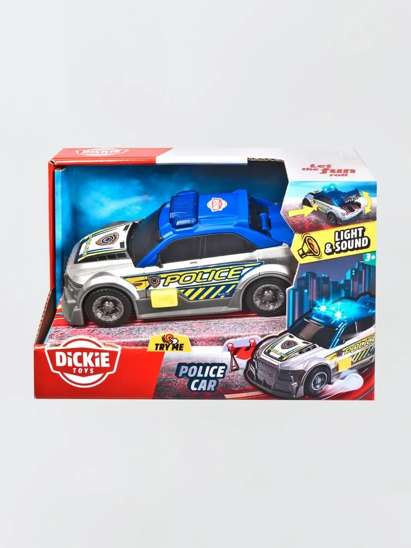 COCHE DE POLICíA DICKIE TOYS  AZUL/GRIS