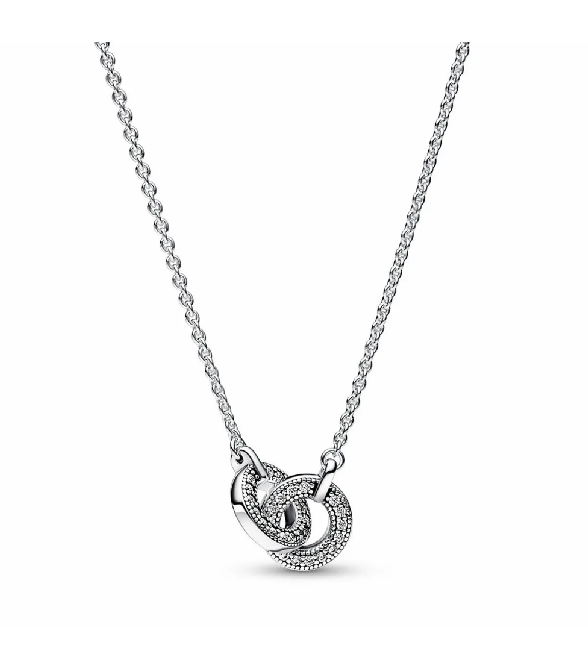 COLLAR PANDORA PAVé ENTRELAZADO  392736C01