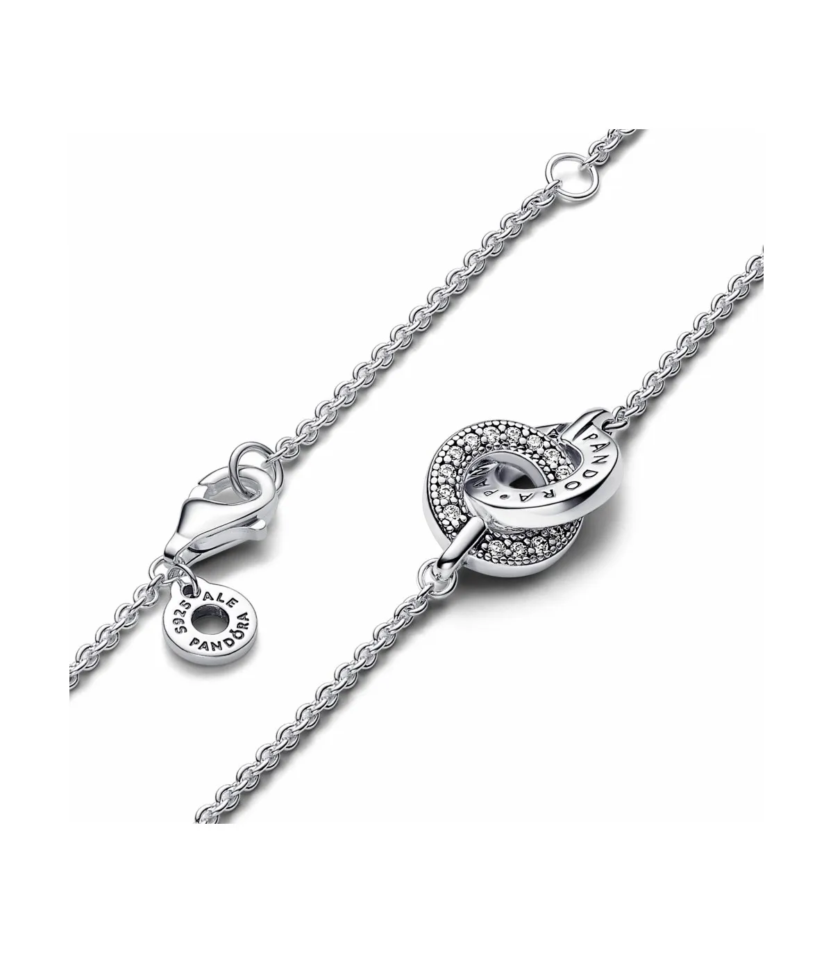 COLLAR PANDORA PAVé ENTRELAZADO  392736C01