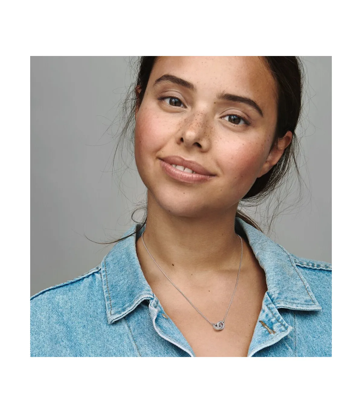 COLLAR PANDORA PAVé ENTRELAZADO  392736C01