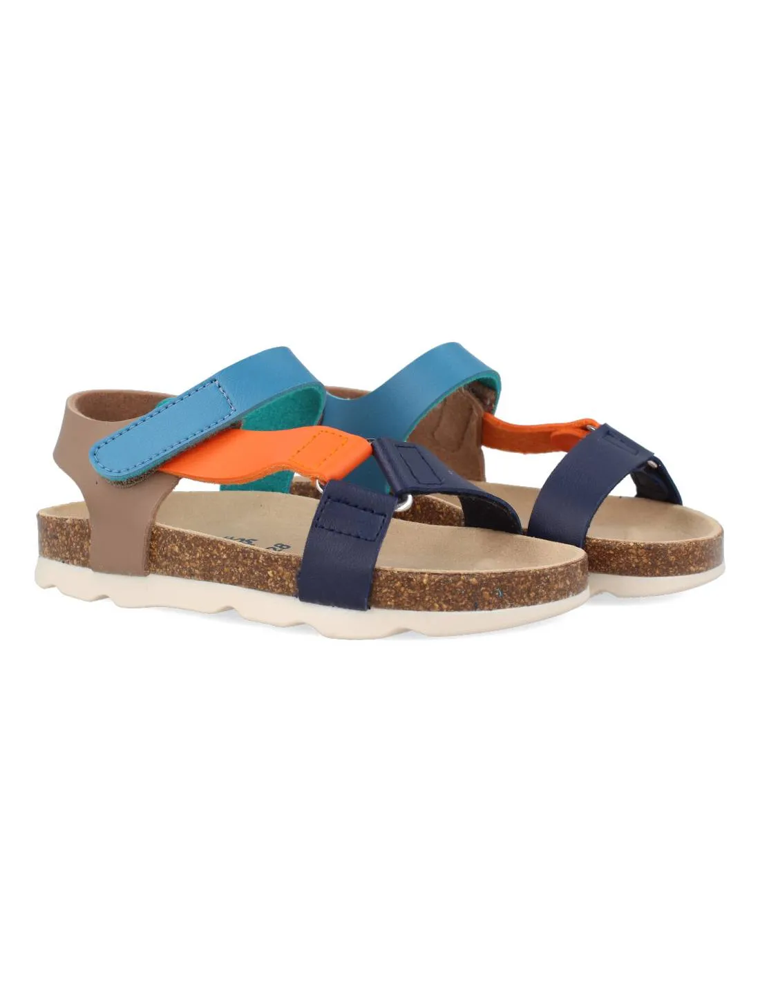 CONGUITOS  SANDALIAS BIO TIRAS MULTICOLOR