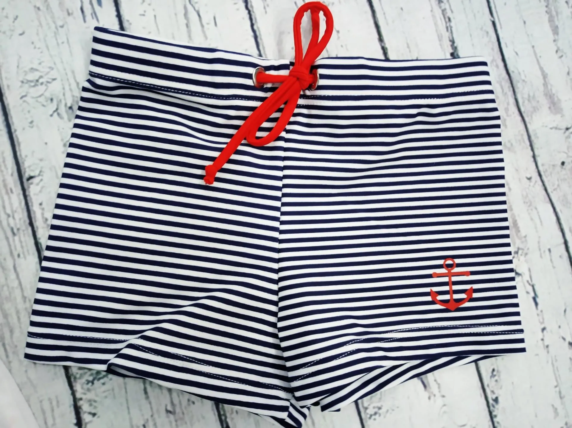 Conjunto de Camiseta con bañador de niño Rayas de Inca.