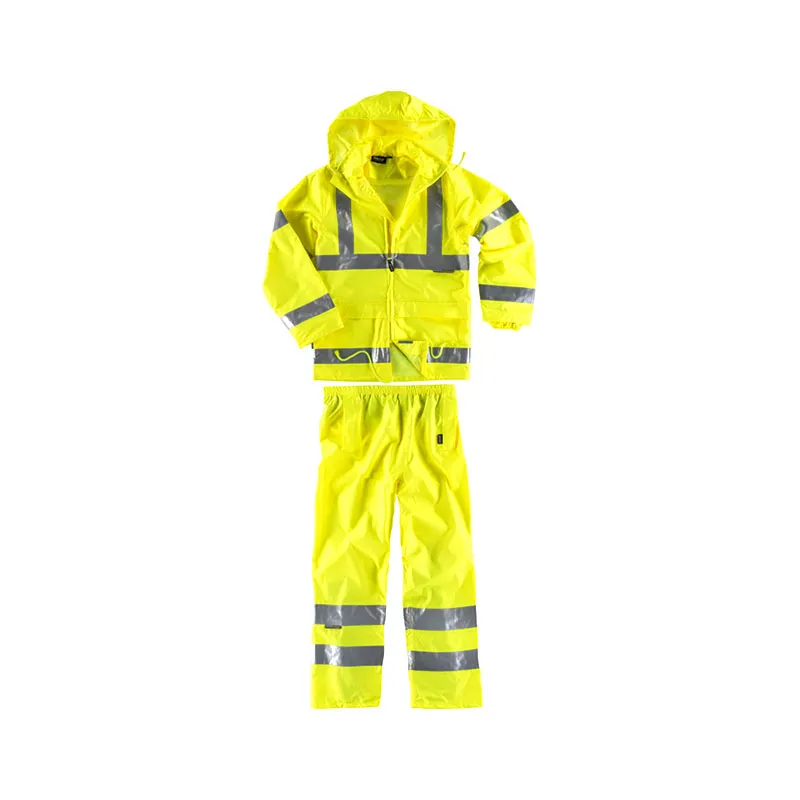 Conjunto workteam lluvia alta visibilidad s2010