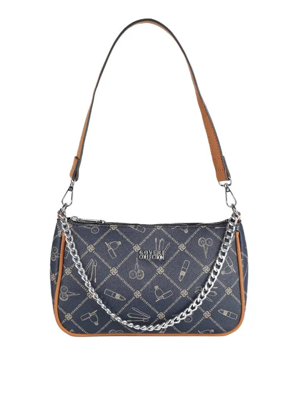 Coveri Collection Bolso baguette con estampados