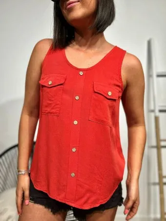 Cuerpo Botones SACHA Rojo