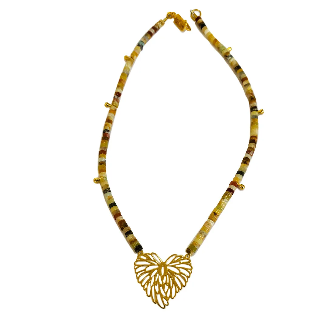 DIJE CORAZóN LIBERTAD  ORO