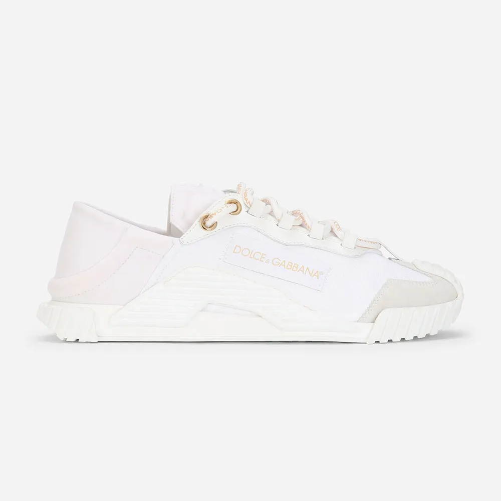 DOLCE GABBANA ZAPATILLAS SLIPON D&G MUJER LONA NS1BLANCO