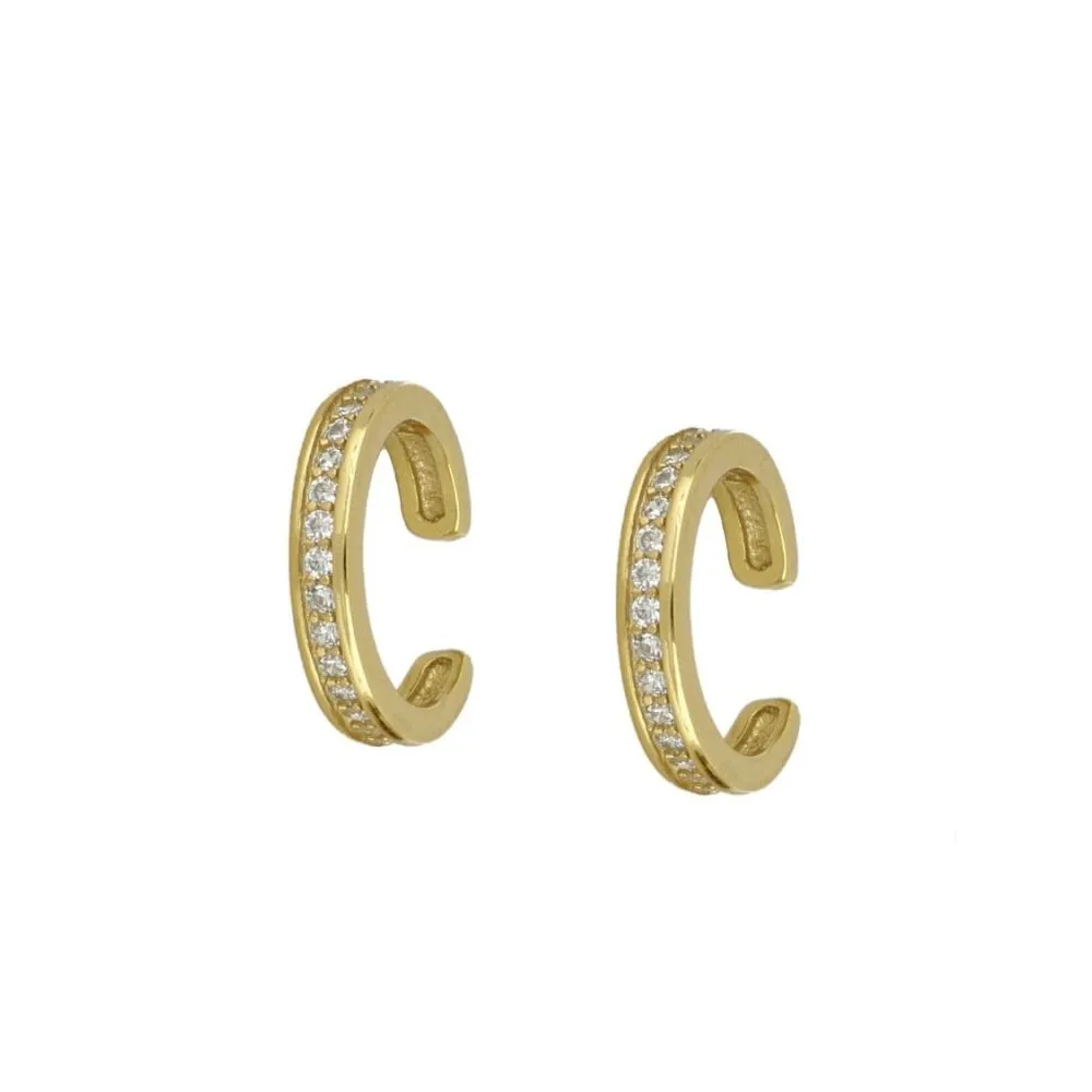Ear Cuff Línea Circonitas Oro