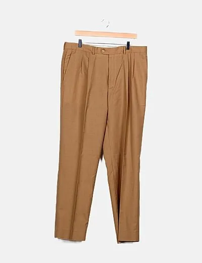 El Corte Inglés Pantalón marrón recto