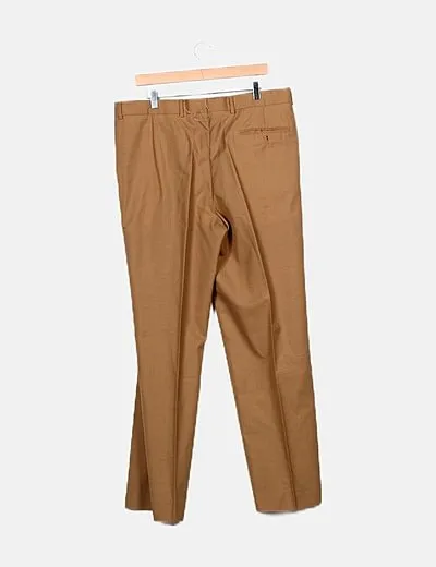 El Corte Inglés Pantalón marrón recto