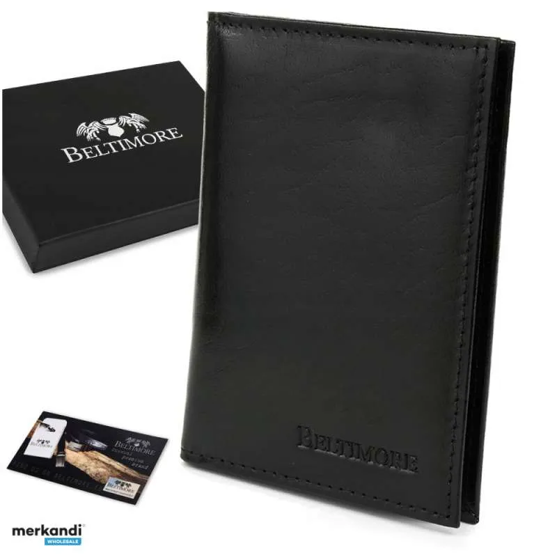 Estuche de cuero para bolígrafos Beltimore rojo G91