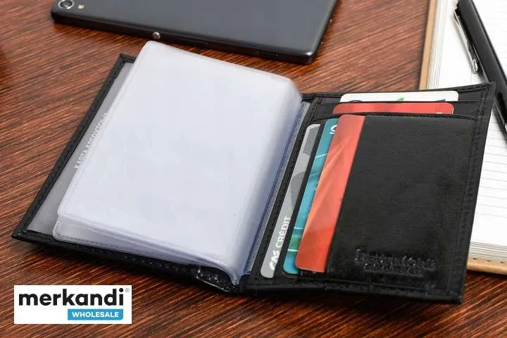 Estuche de cuero para bolígrafos Beltimore rojo G91