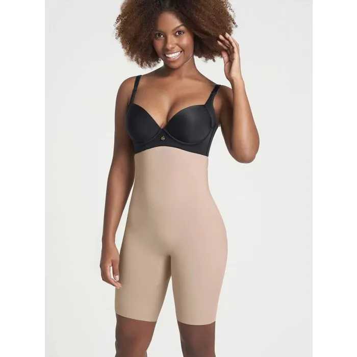 Faja pantalon alta con control moderado en abdomen y cintura Leonisa 012987