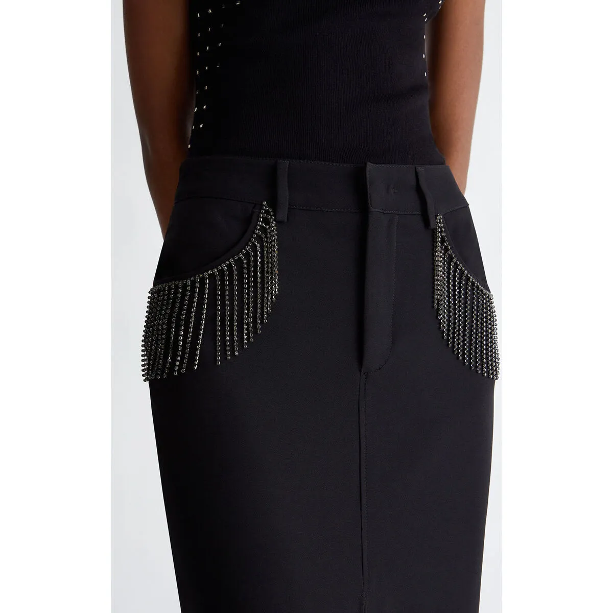 Falda con strass