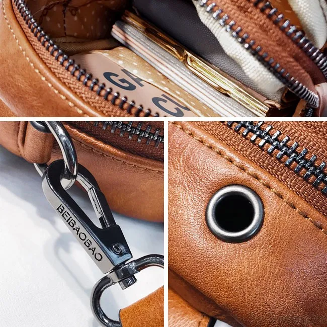 Fashion Cute Square Single Buckle Lady Messenger Bag Shoulder Bag