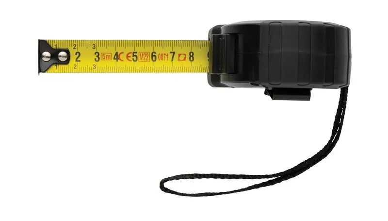 Flexómetro de plástico reciclado RCS 5M/19 mm con stop